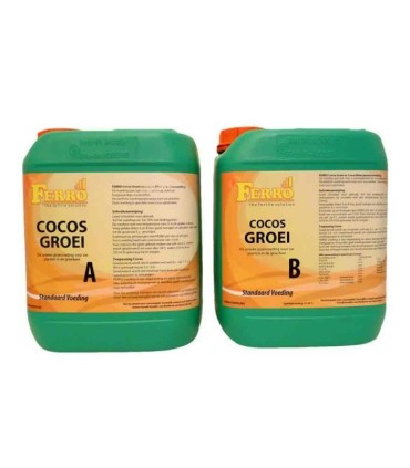 Ferro Standard Cocos Grow Food A & B, 5ltr
